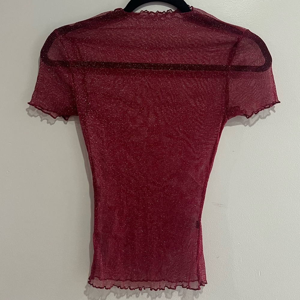Sparkly See Through Shirt